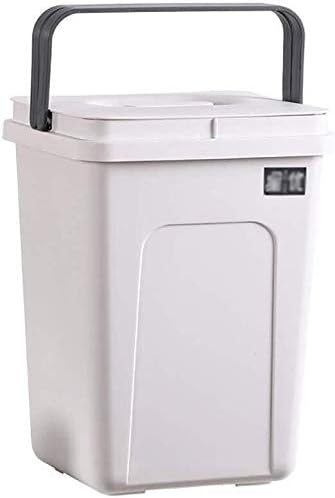 Amazon Zww ゴミ箱 家庭用ポータブルゴミ箱プラスチック製壁掛けふた付き収納ボックスやプラスチックゴミ缶 Color White 収納ケース ボックス オンライン通販