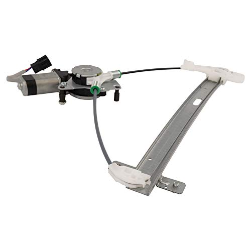 Image of TRQ Rear Right Power Window Regulator & Motor Assembly Passenger Side Compatible with 2003-2007 Honda Accord HO1551106 HO1551107