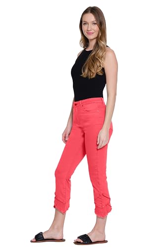 Tru Luxe Jeans Women's Tiered Scallop Crop Jean2