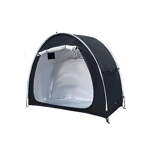 Garage de vélo portable XL noir pour sécuriser vos deux-roues dans le jardin