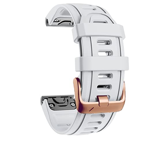 Bracelet souple silicone 20 mm pour Garmin Fenix 7S 6S Instinct 2 QuickFit
