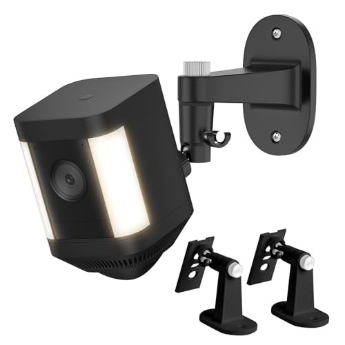 2Pack Adjustable Mounting Bracket for Spotlight Cam Plus/Pro (Battery) and Stick Up Cam&Outdoor Cam Plus, Perfect for Indoor/Outdoor Camera Security System Installation-Black