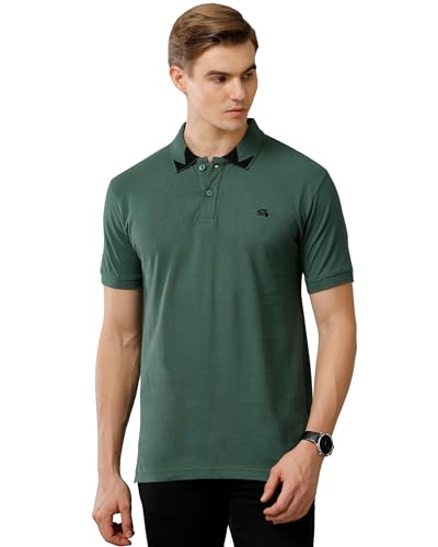 Image of ADRO Mens Polo T Shirt -100% Cotton Polo Tshirt for Men | Solid Polo T-Shirt Regular fit