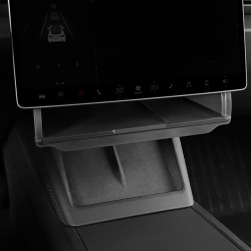 Boîte de rangement sous écran Tesla Model Y 2024 console compartiment ABS - 2