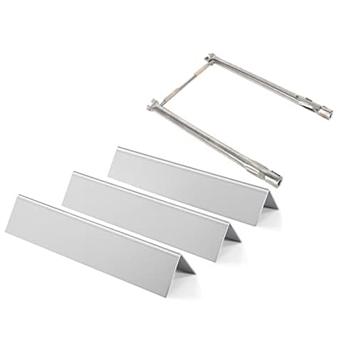 GasSaf Weber Flavorizer Bar & Burner Tube Set - 3-Pack