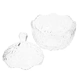 Récipient de stockage - ce récipient en verre est parfait pour les boucles d'oreilles, colliers, bracelets de cheville, bracelets, bagues, bijoux, etc., récipient transparent