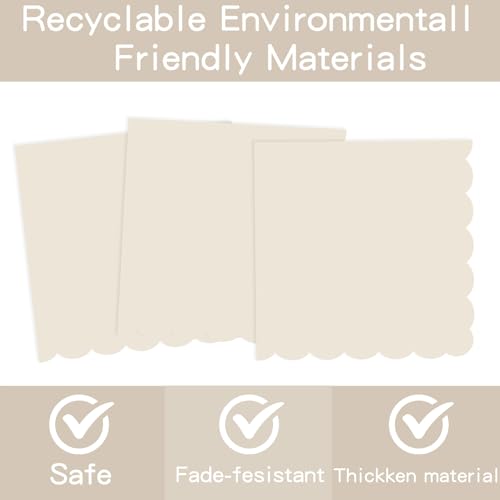 Uikeleexm 140 PCS Sage Green Party Supplies Tableware Set Sage Paper Plates Napkins Cups for Wedding Bridal Shower Birthday Baby Shower Party Decorations, Serves 20 - Image 5