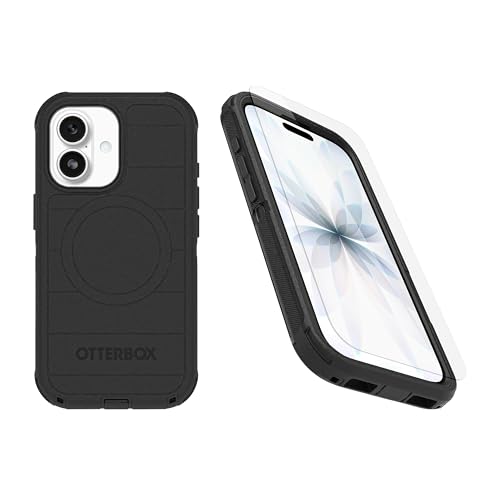 OtterBox iPhone 17 (�̂�)�o���h��:�f�B�t�F���_�[�V���[�Y�P�[�X&�X�N���[���v���e�N�^�[-�u���b�N-�P�[�X�̂�-MagSafe�ɃX�i�b�v�I��-�^�t-���őϋv��-�񏬔��p�b�P�[�W�B