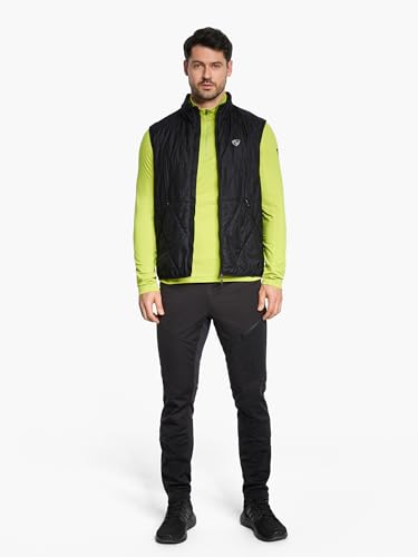 Gilet softshell hybride Primaloft coupe-vent et imperméable noir