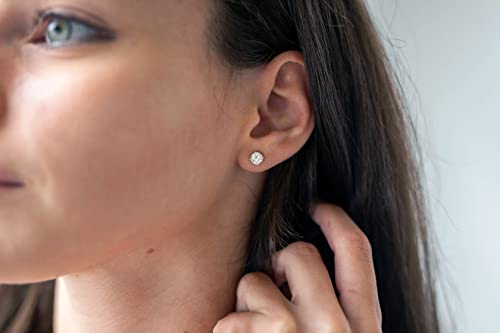 Certified Lab Grown Diamond Stud Earrings 1/2 to 3 cttw (F-G Color, VS2-SI1 Clarity) 14kt Yellow or White Gold2