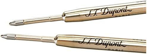 S.T. Dupont Medium Ballpoint Defi Refill - Black (Pack of 2)