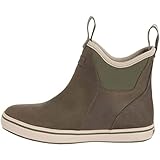 Xtratuf Women's 6 Inch Leather Ankle Deck Boot Olive 7