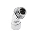 Jiozermi Elbow Adapter for Shower Head, 45 degree angled female to male elbow joint for shower arm pipe(Pack 1)