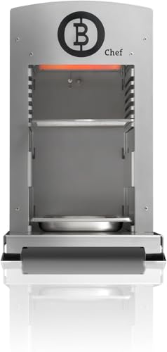 Beefer One Chef – Profi-Oberhitzegrill für Gastronomie | 800 °C Keramikbrenner | Made in Germany | Zugelassen nach DIN EN 203 | Komplett aus Edelstahl | Plug & Play Lieferumfang