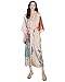 YAOMEI Robe Longue Kimono Femmes , Femmes Chemises de nuit Imprimé de fleurs, Soyeux Robe peignoir en satin de soie Robe de nuit de demoiselle d'honneur pyjamas (Beige)