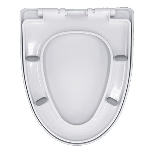 Abattant WC à fermeture douce équipé de charnières antidérapantes - 2