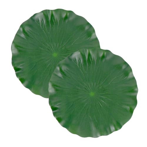 Kisangel 2piezas Eva Artificial Decorativa Flotante para Estanque Material Eva para Decoración De Jardín y Piscina