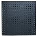 STORE LOGIC 5TPC6 Square Hole Pegboard, 24x24, Gray, PK2