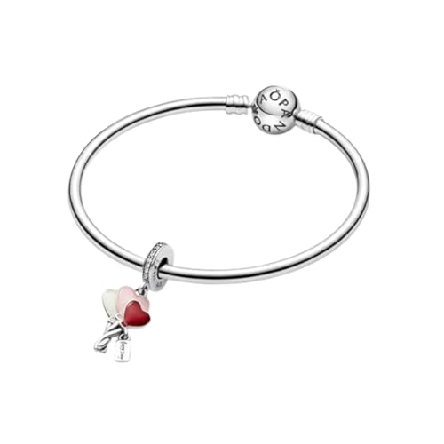 Happy Birthday Balloon Dangle Charm - Fits PANDORA Moments Bracelets - Gift for Her - Sterling Silver & Enamel - Jewelry for Women with Gift Bag4