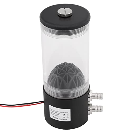 10W DC 12V Mute Water PC Wasserkühlung DC Pumpe, Wasserkühlung Tank Kit Wasserkühlungspumpe EK Wasserpumpe Kühlung CPU Wasserkühler Kühlpumpe Tank Wärmetauscher Mute