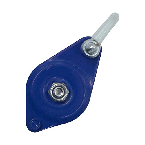 Umlenkrollen Einzelflaschenzug Stahlseil Edelstahl Heberolle - U FöRmiger LäUfer Gerichtete Riemenscheibe Geeignet Fabriken Minen Landwirtschaft Energiebau Docklager Frachtheben Blau Tragkraft 300kg