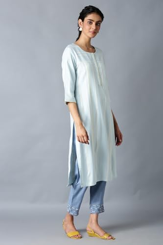 Image of W for Woman Women's Rayon Floral Regular Kurta