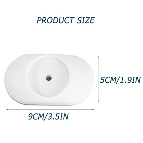 CUBTOL Tapete para porta e para-choques de escada, copos de segurança para bebês, copo branco de rod
