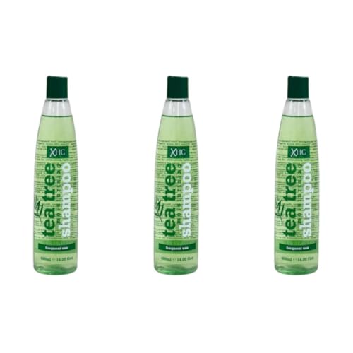 Image of XHC Tea Tree Nourishing Hair Shampoo, Frequent Use, 400ml, Pack of 3
