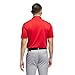 Adidas Men's Ultimate365 Micro Texture Polo Shirt, Collegiate Red, Large