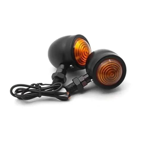 Clignotants moto universels 12V avec feux noirs haute visibilité