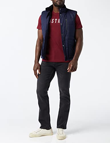 MUSTANG Alex C Logo Tee Maglietta, Rosso