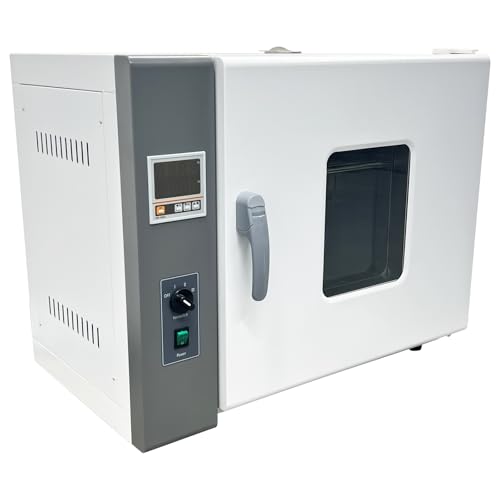 INTSUPERMAI Digital Forced Air Convection Drying Oven Industrial Lab Heat Drying Oven Adjustable Speed Lab Digital Forced Air Convection Drying Oven 110V 17.7X13.38X17.7 Inch Chamber