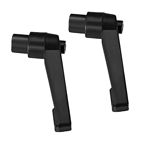 CIYODO 2pcs Matte Dresser Handles Knobs Machine Thread Adjustable Handle Screw Cabinet Knob Clamping Lever