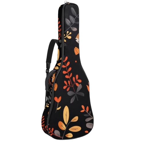 Housse pour guitare acoustique originale motif nature, le cadeau idéal pour guitariste passionné