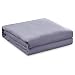 Hypnoser Weighted Blanket Cover for Inner Weighted Layer. (Cotton Duvet Cover Dark Grey, 48''x72'')