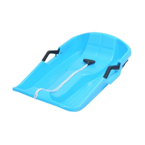 Generic Snow Sled for Child Sand Sliding Board Toboggan Downhill Sledding, Blue