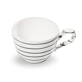 GMUNDNER KERAMIK Kaffeetasse, Volumen: 190 ml, Graugeflammt, handgemachte Keramik aus Österreich