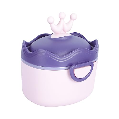 BRIGHTFUFU 1Pc Portable Milk Storage Box Lightweight Powder Dispenser for Travel Compact Design Safe Material for Shopping and Outings