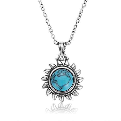 Collier labradorite et pierre de lune en argent 925 forme soleil