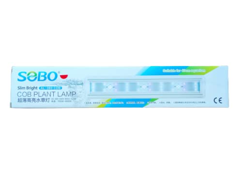 SN AQUATIC SOBO AL-380 COB Lamp for Planted Aquarium Slim Bright LED COB Plant Light (Suitable for 40-50CM Aquarium Fish Tanks) | 15.5Watts (B09KPWT47L) Amazon Price History, Amazon Price Tracker