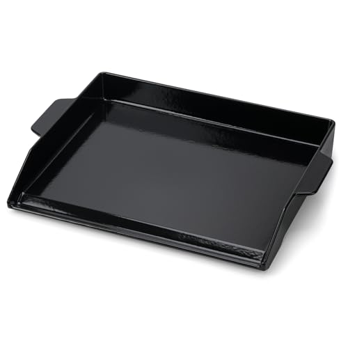 Onlyfire Universal Enamelled Cast Iron Cooking Griddle, 18.5" x 14"