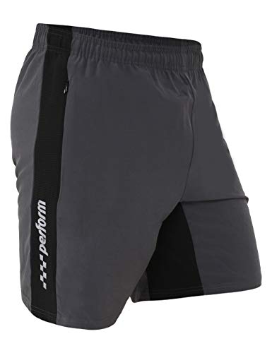 Image of NEVER LOSE Men's Lightweight Performance Training Shorts with Quick-Dry Fabric for Running, Gym and Everyday Workouts