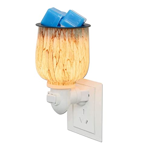 Lámpara Calentadora Velas, Calentador de cera enchufable de salida for calentador de velas de cera perfumada for velas perfumadas, derretimiento de cera de fragancia for el hogar for Navidad, decoraci