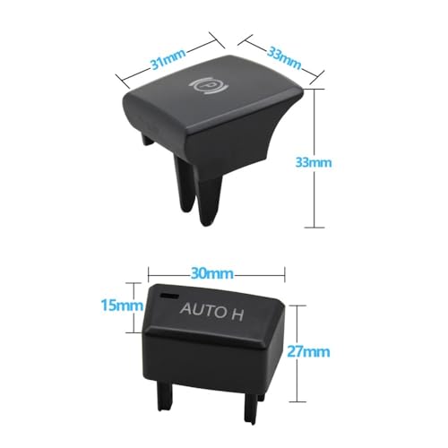 Cache-bouton frein à main pour BMW X5 X6 E70 E71 rouge - Remplacement de commande Auto H 61319148508 - 6