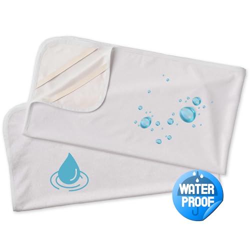 Flyideas Next 2 Me Beistellbett Wasserdichter Matratzenschoner 83x50 cm, 2 STK. Zertif. Bambus Matratzenschutz Betteinlage für Babymatratzen & Baby Beistellbetten der Größe: 50x80, 50x83 und ähnlich