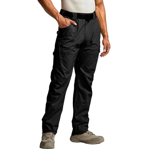 Pantalon tactique pour homme cargo ripstop extensible imperméable