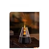 Gdfnmogo Humidificador de llama de 7 colores con difusor de aromaterapia, reloj LED y control remoto para dormitorio, oficina, guardería, ABS / PC silencioso y frío (blanco)