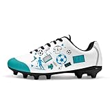 CREAMIC Football Line Graffiti Blue Unisex Soccer...