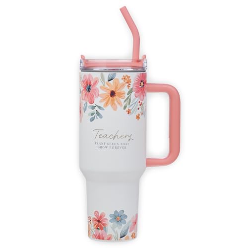 Image of WITH LOVE 40 oz Tumbler: Teachers Plant Seeds That Grow Forever