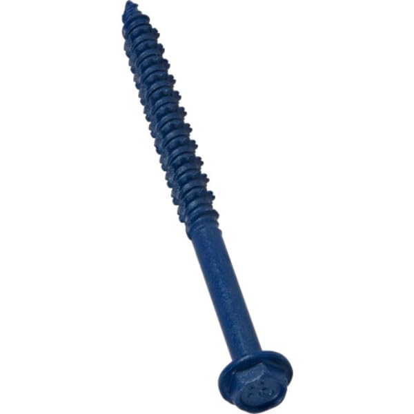 0.188 x 2.75 in. Power Pro Blue Hex Washer-Head Concrete Screw Anchors - Blue